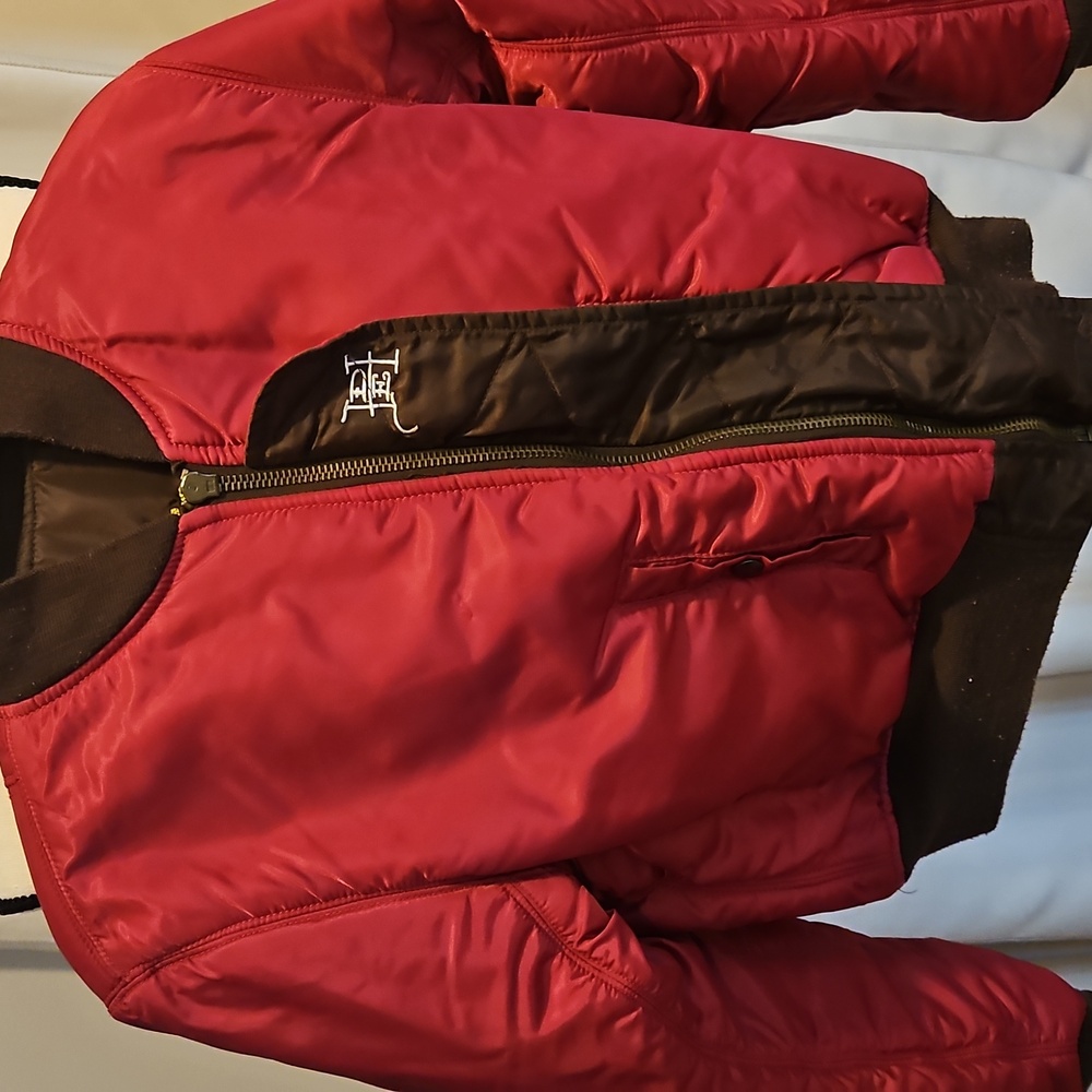 Rare Y2K Ed Hardy 2000s Zip Up Reversible Bomber Brown and Pink Jacket - Picture 10 of 11
